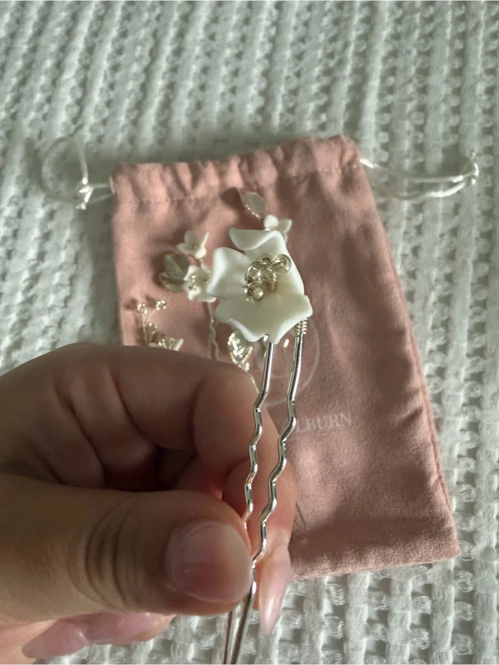 Dareth Colburn Floral Bridal Sara Hairpins